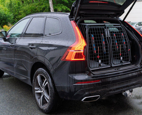 Artfex Dobbel hundebur i Volvo XC60